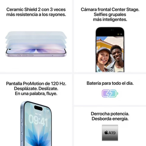 iPhone 17 Lavanda 5G 256GB (Nuevo)